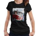 Volkswagen Santa And Reindeer T1 Camper Van Women's T-Shirt product image 1