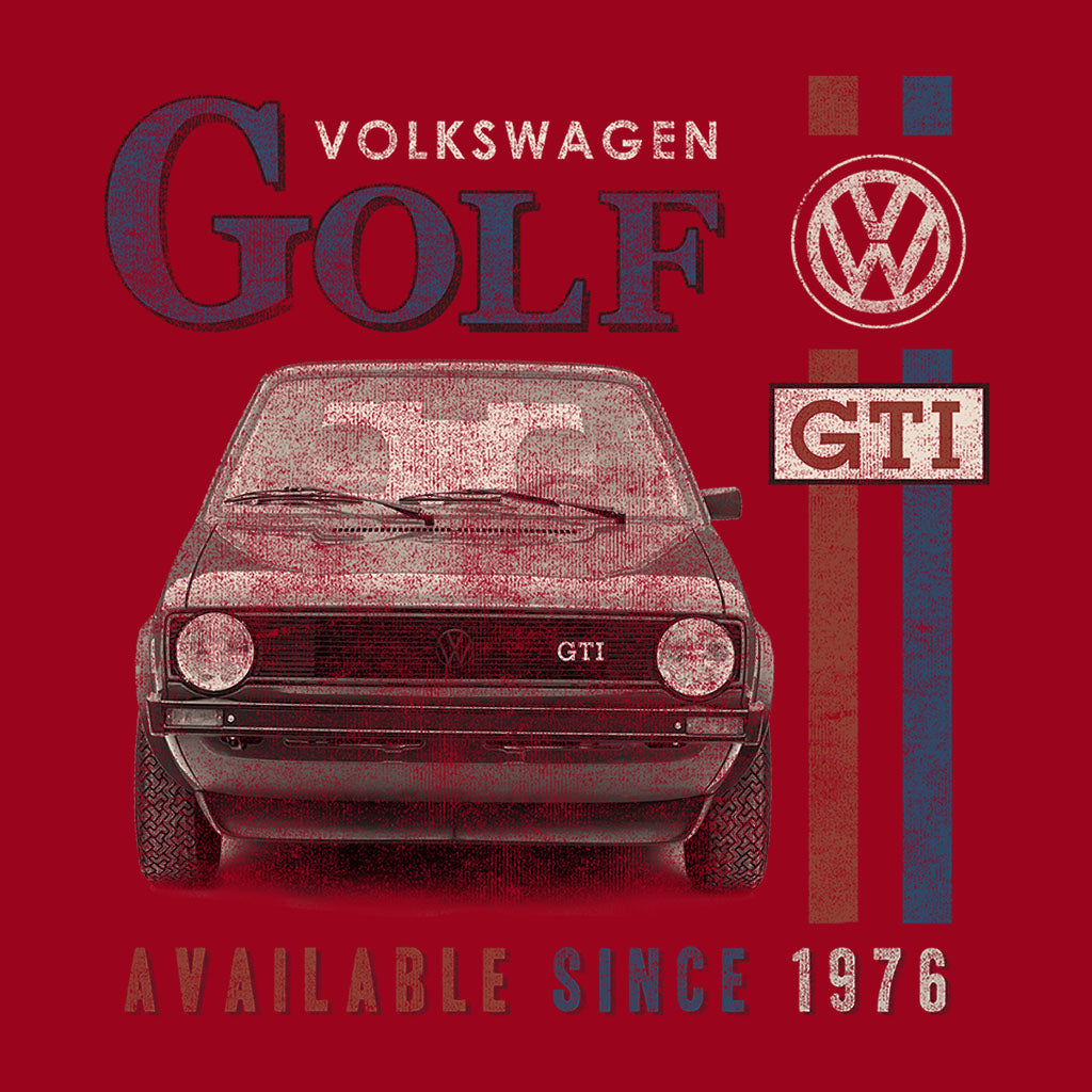 Volkswagen Golf GTI Racing Distressed Women's T-Shirt product image 7