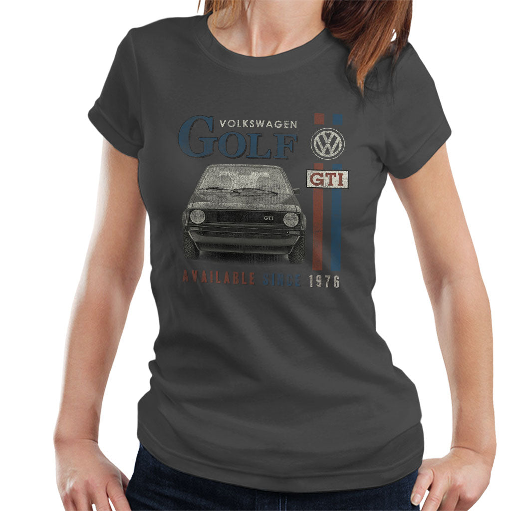 Volkswagen Golf GTI Racing Distressed Women's T-Shirt product image 8