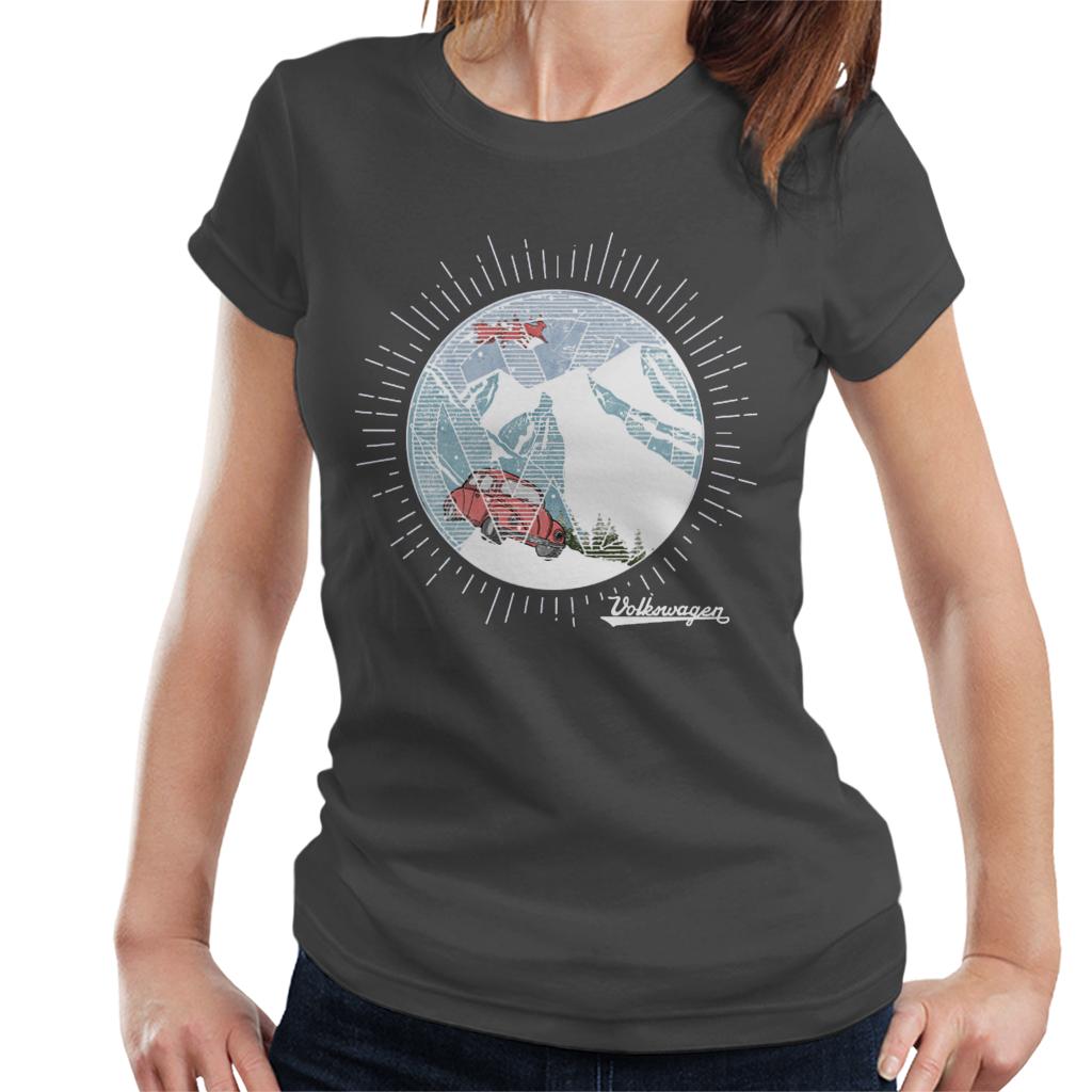 Official Volkswagen Snowflake White Text Women's T-Shirt product image 8