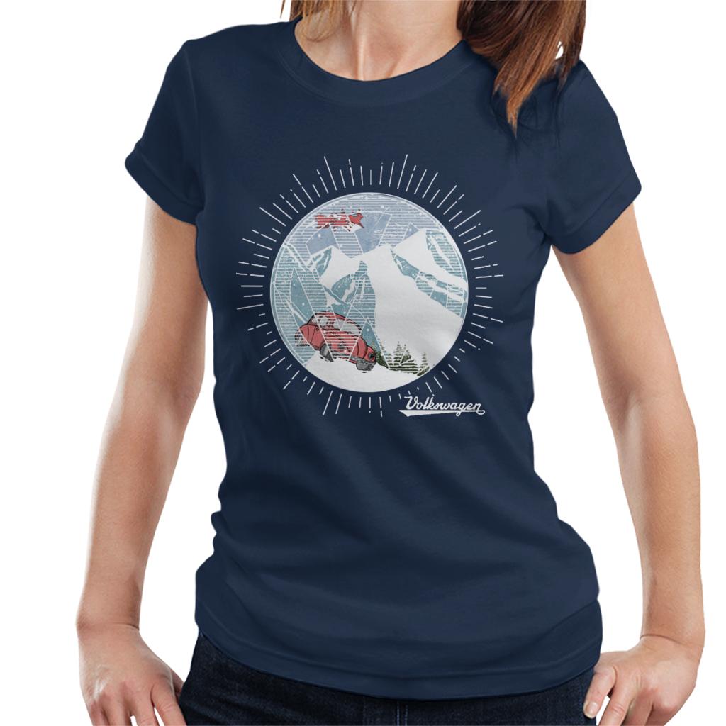 Official Volkswagen Snowflake White Text Women's T-Shirt product image 5