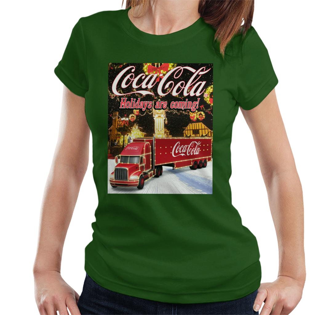 Coca Cola Truck Christmas Market Women's T-Shirt product image 5