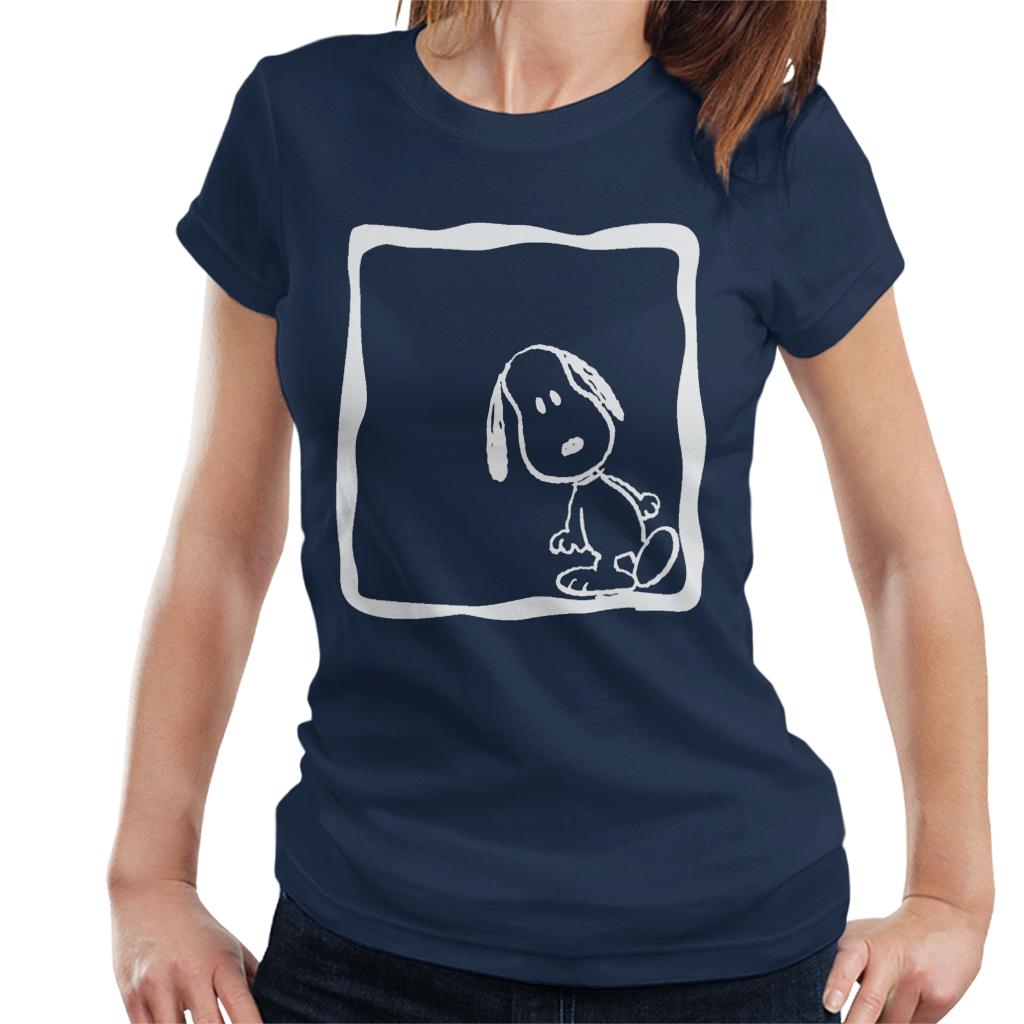Peanuts Snoopy White Lean Women's T-Shirt product image 5