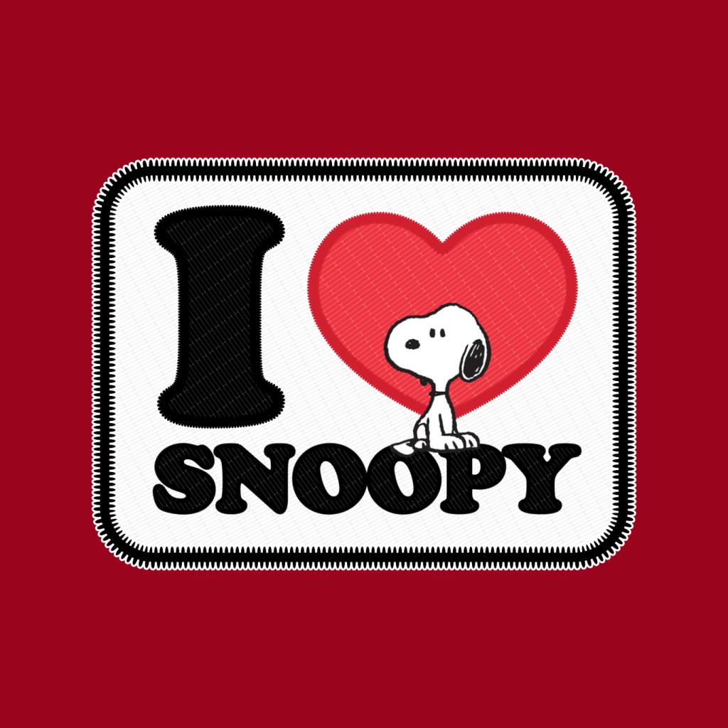 Peanuts I Love Snoopy Badge Women's T-Shirt product image 7