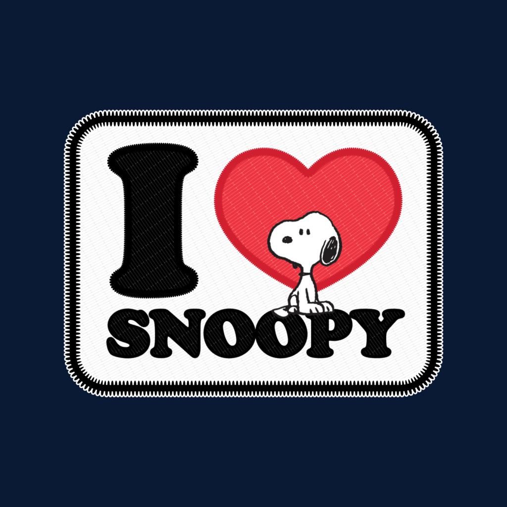 Peanuts I Love Snoopy Badge Women's T-Shirt product image 5