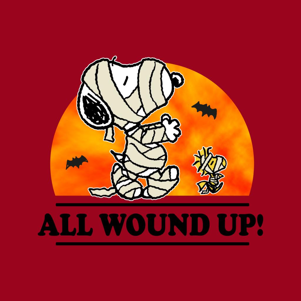 Peanuts All Wound Up Halloween Mummies Women's T-Shirt product image 7