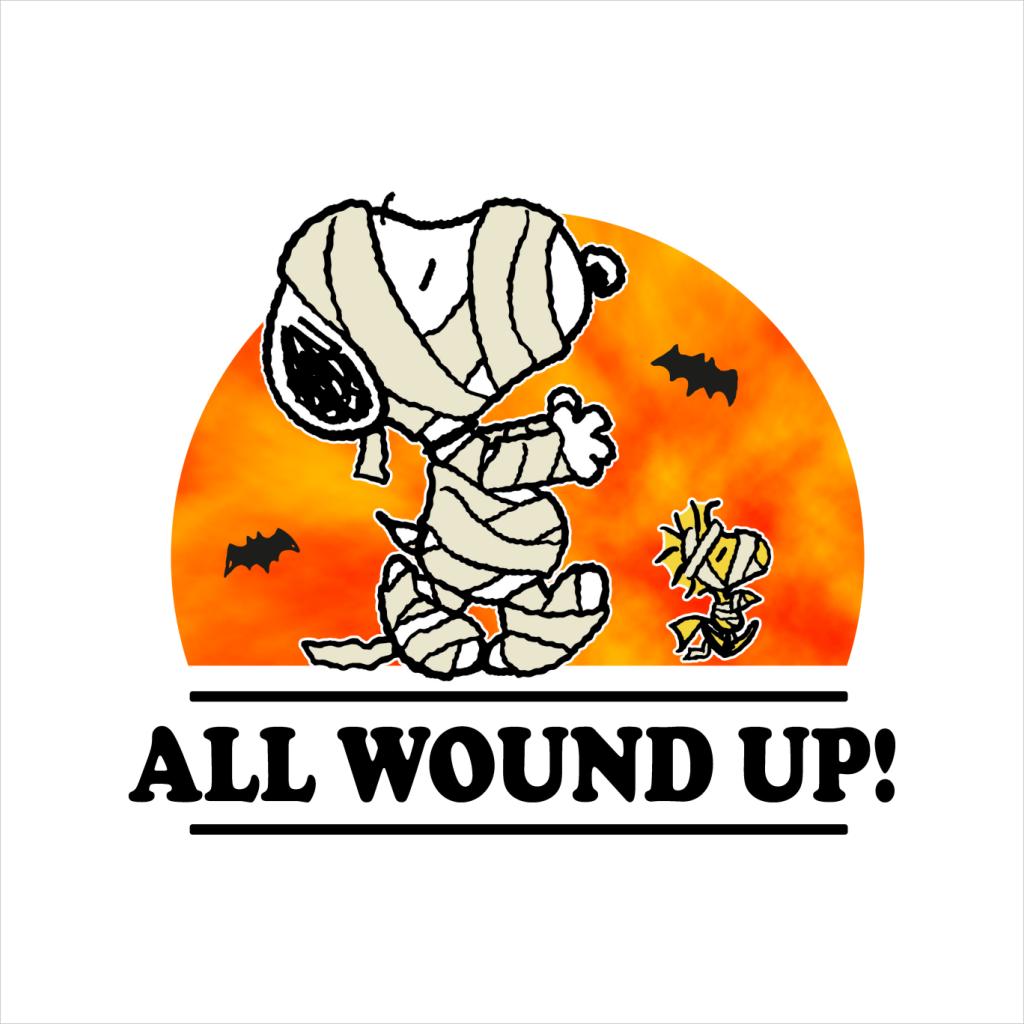 Peanuts All Wound Up Halloween Mummies Women's T-Shirt product image 5