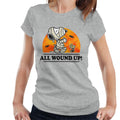 Peanuts All Wound Up Halloween Mummies Women's T-Shirt product image 1