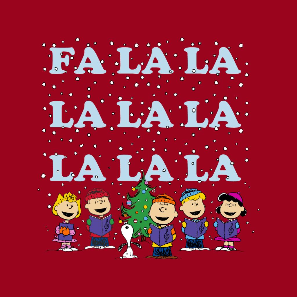 Peanuts Fa La La La Christmas Carol Women's T-Shirt product image 7