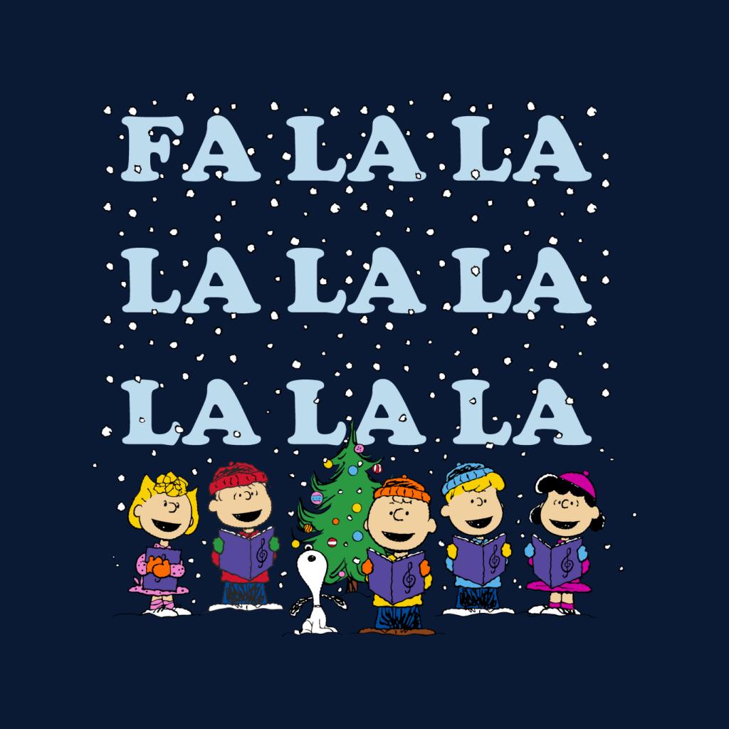 Peanuts Fa La La La Christmas Carol Women's T-Shirt product image 5
