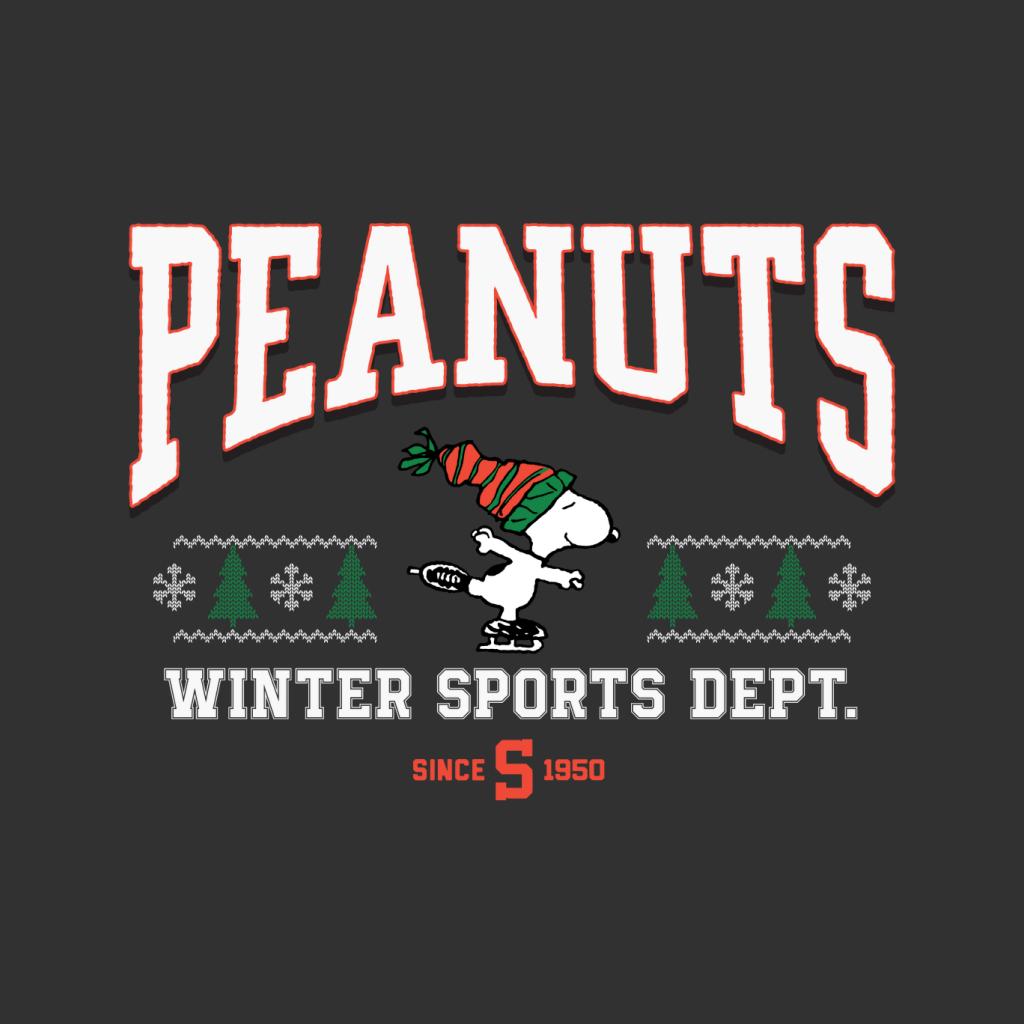 Peanuts Winter Sports Dept Christmas Women's T-Shirt product image 2