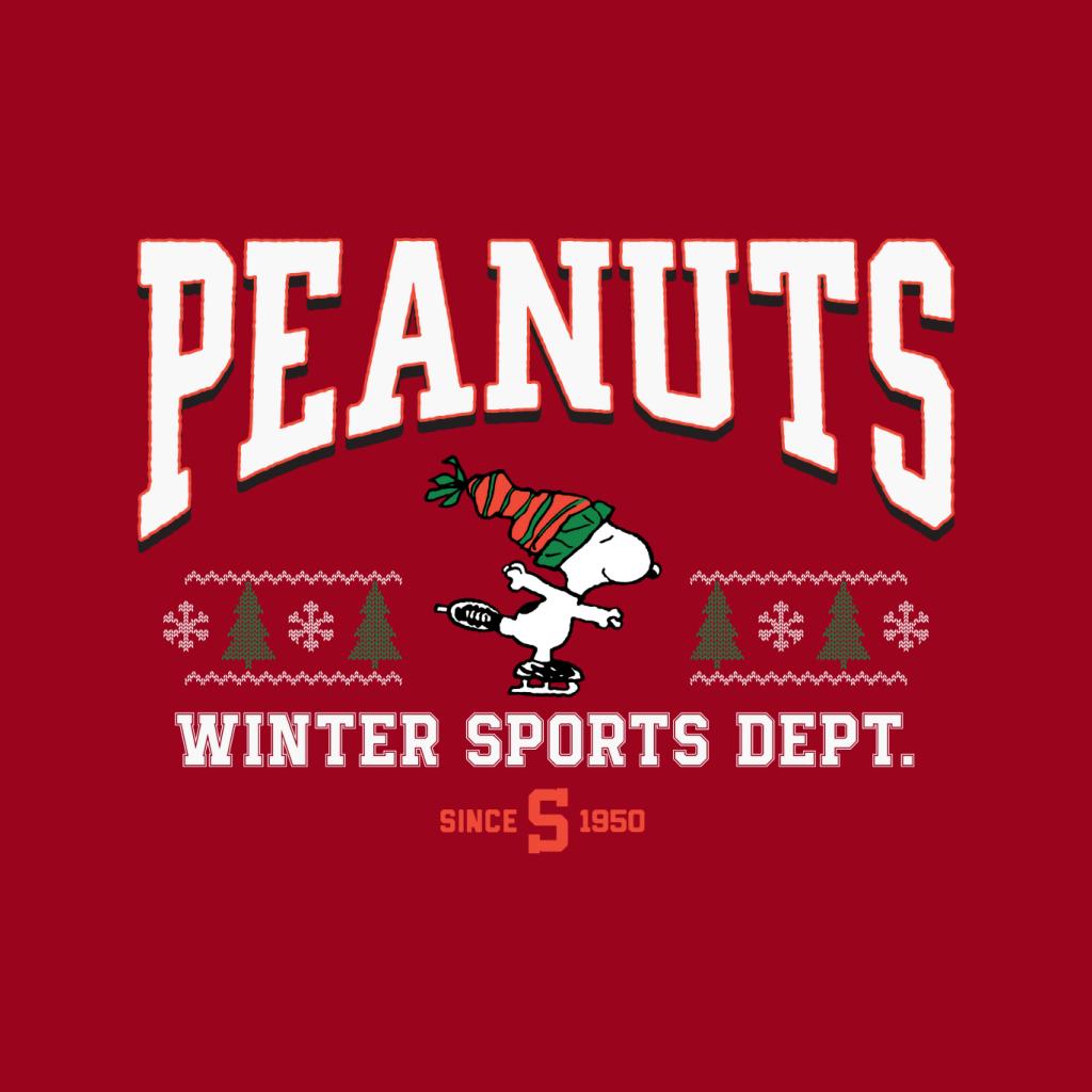 Peanuts Winter Sports Dept Christmas Women's T-Shirt product image 7