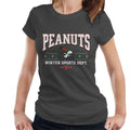 Peanuts Winter Sports Dept Christmas Women's T-Shirt product image 1