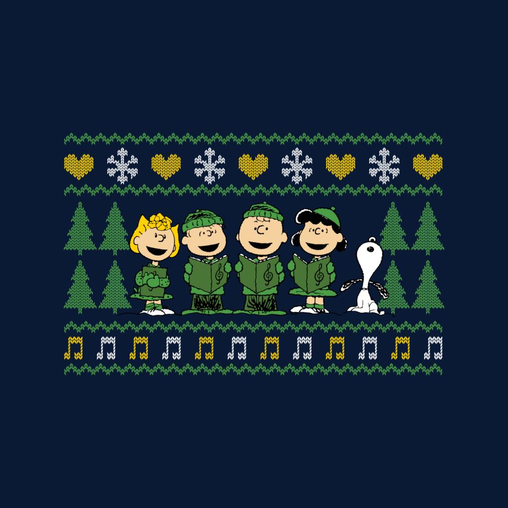 Peanuts Characters Xmas Choir Carol Women's T-Shirt product image 5