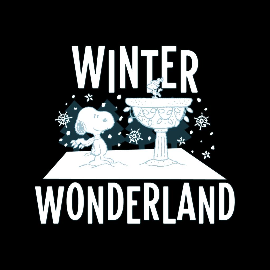 Peanuts Snoopy Woodstock Winter Wonderland Women's T-Shirt product image 2