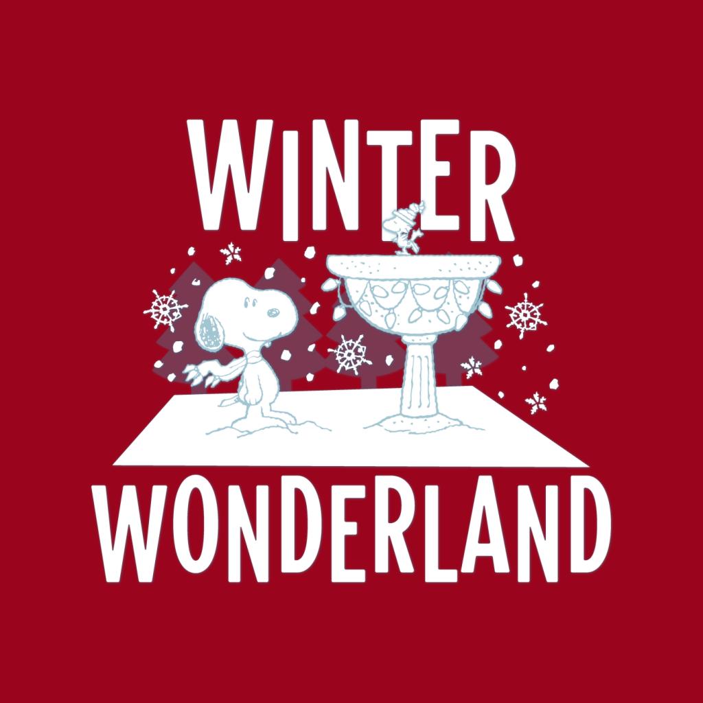 Peanuts Snoopy Woodstock Winter Wonderland Women's T-Shirt product image 5