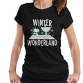 Peanuts Snoopy Woodstock Winter Wonderland Women's T-Shirt product image 1