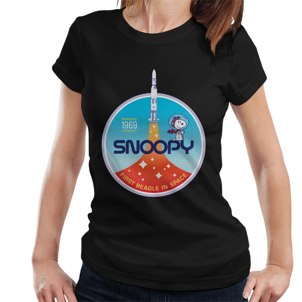 Peanuts Snoopy Rocket Take Off Women's T-Shirt product image 1