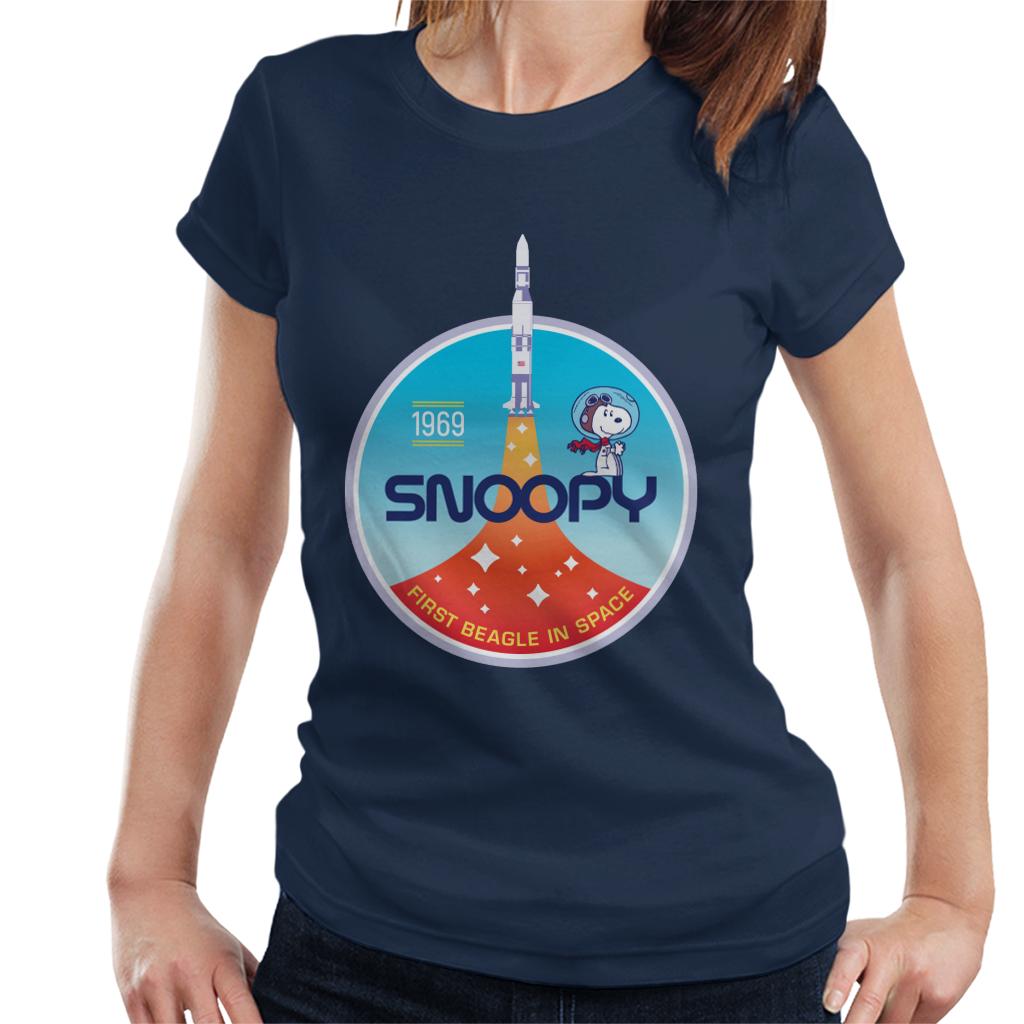 Peanuts Snoopy Rocket Take Off Women's T-Shirt product image 4