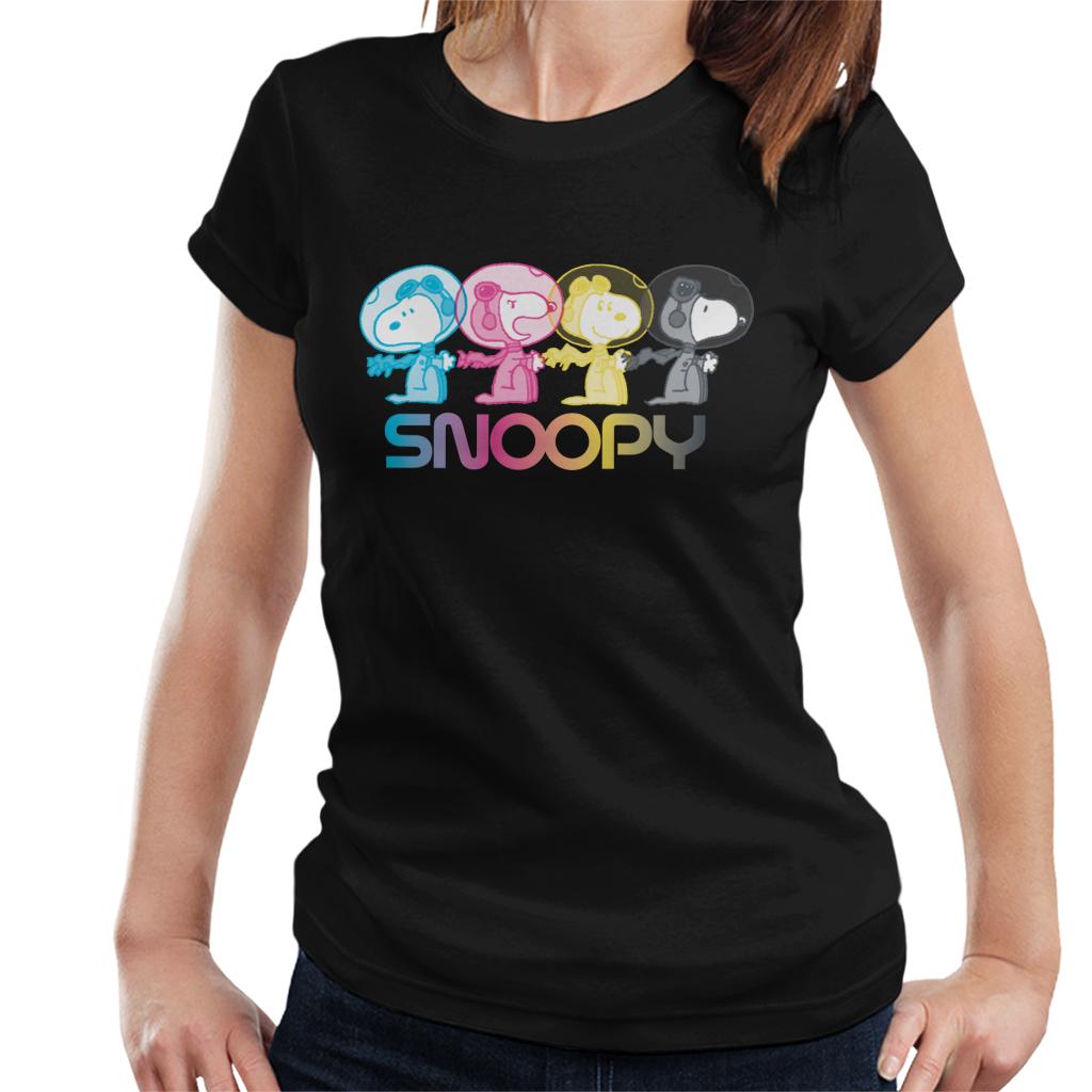 Peanuts Snoopy Space Emotions Women's T-Shirt product image 1