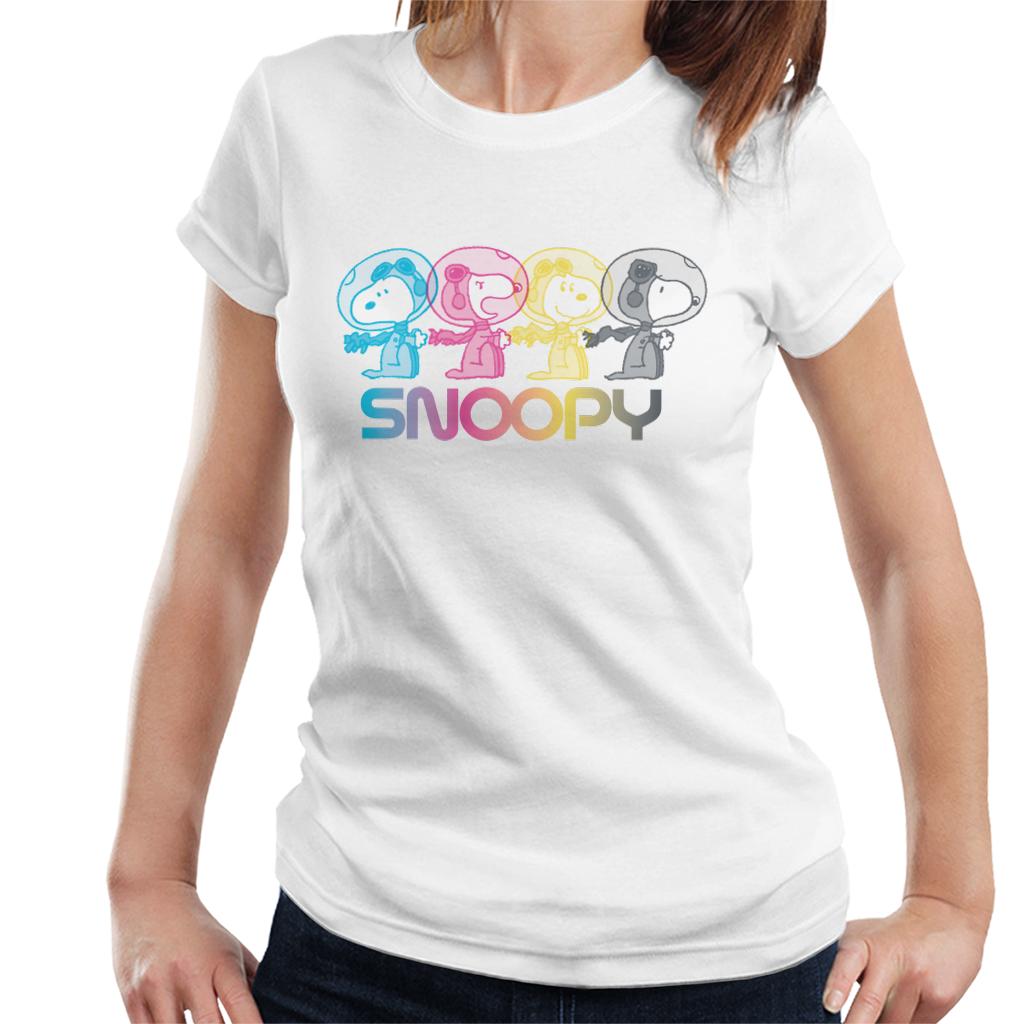 Peanuts Snoopy Space Emotions Women's T-Shirt product image 4