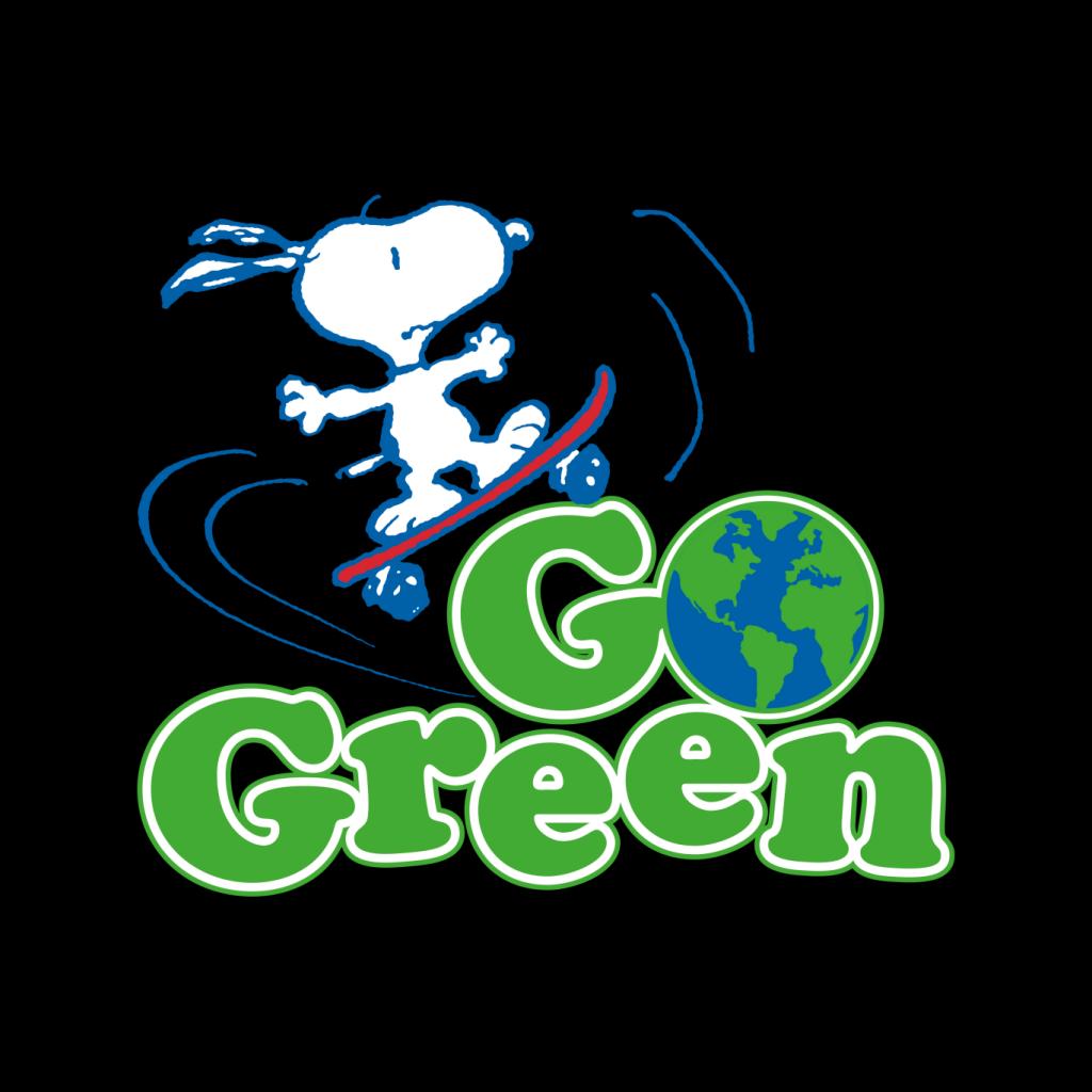 Peanuts Snoopy Go Green Women's T-Shirt product image 2