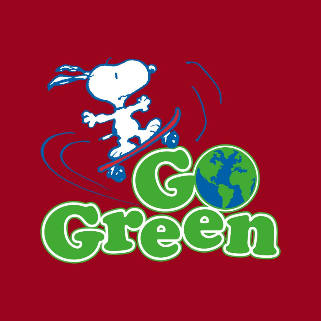 Peanuts Snoopy Go Green Women's T-Shirt product image 7