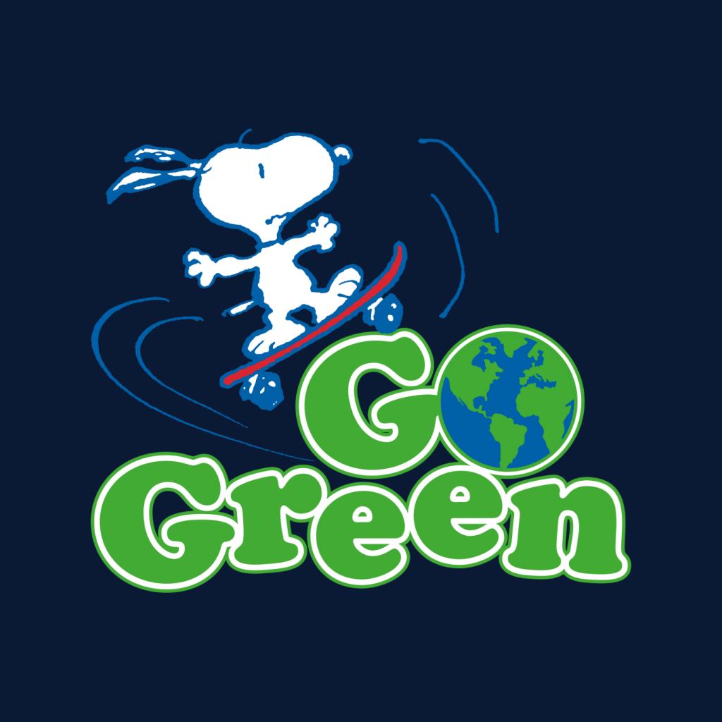 Peanuts Snoopy Go Green Women's T-Shirt product image 5