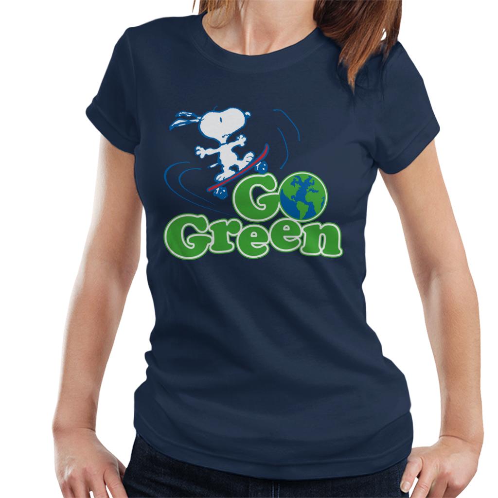 Peanuts Snoopy Go Green Women's T-Shirt product image 4