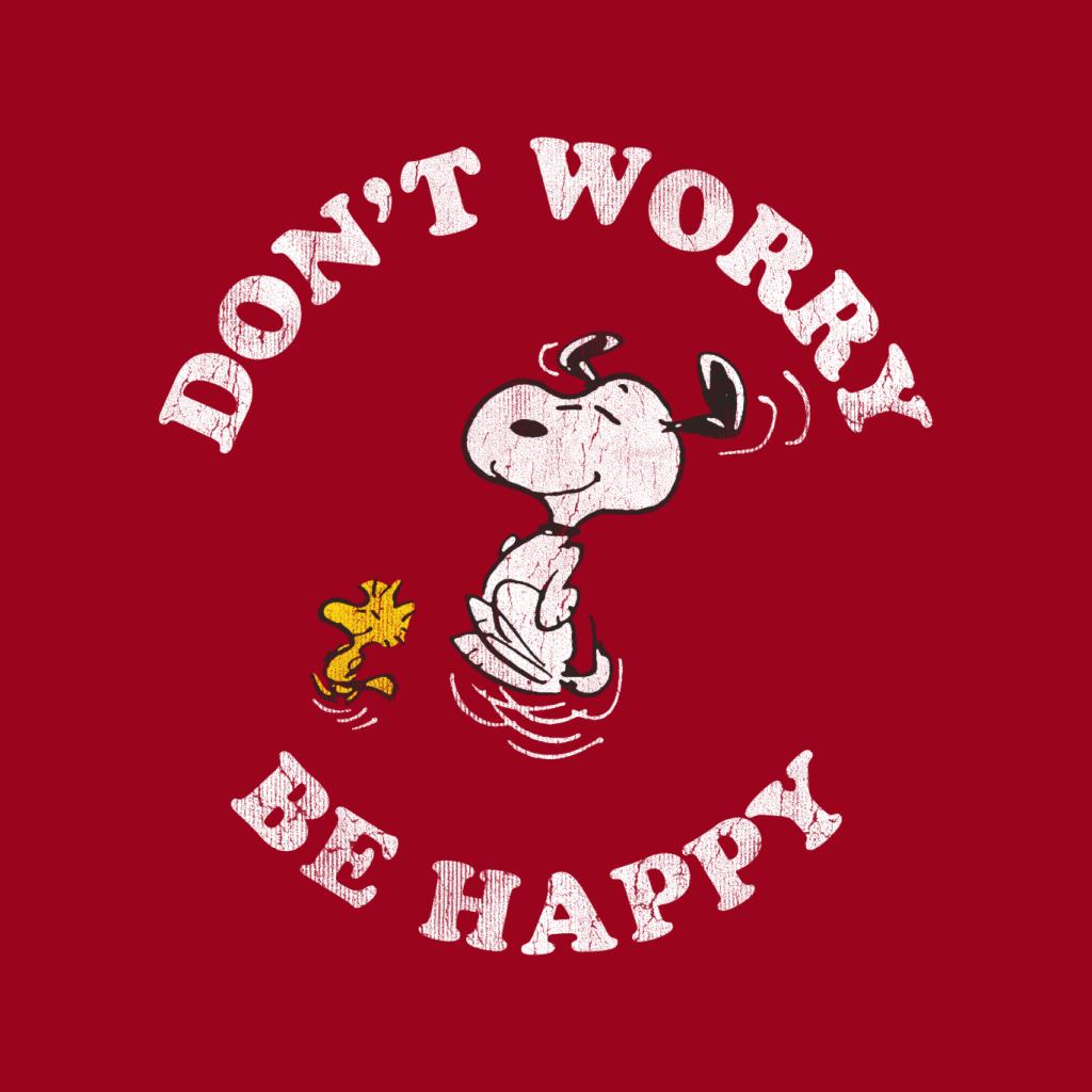 Peanuts Snoopy And Woodstock Dont Worry Be Happy Women's product image 5