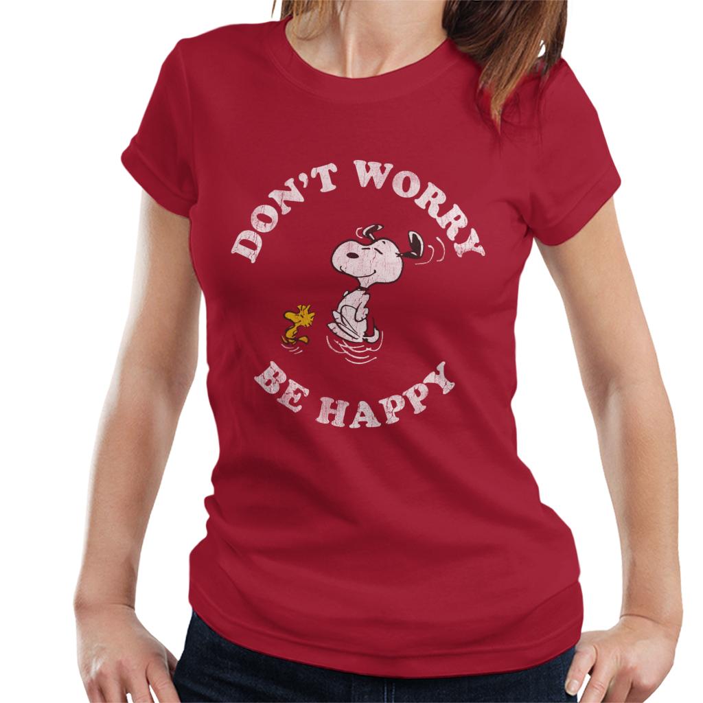 Peanuts Snoopy And Woodstock Dont Worry Be Happy Women's product image 4