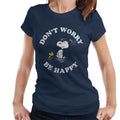 Peanuts Snoopy And Woodstock Dont Worry Be Happy Women's product image 1