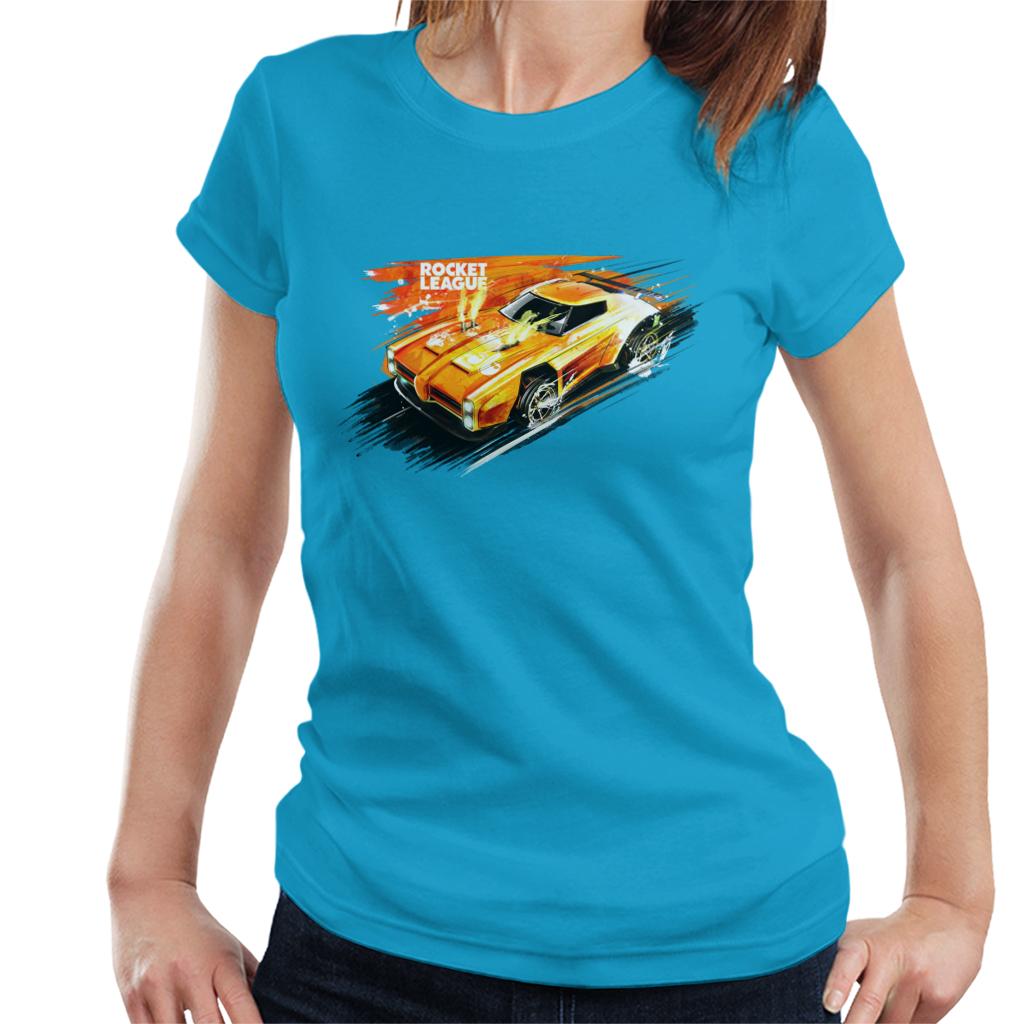 Rocket League Dominus Fire Women's T-Shirt product image 5