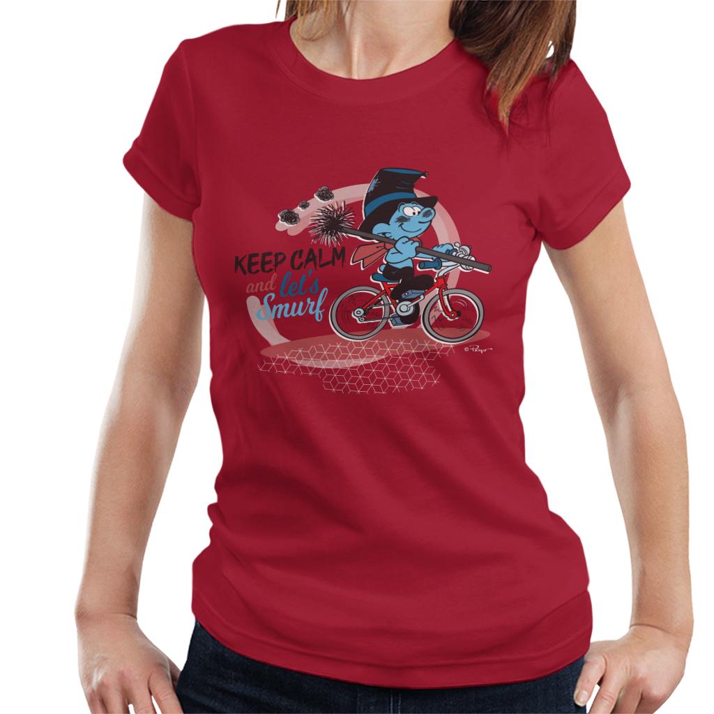 The Smurfs Sweepy Smurf And Let's Go Women's T-Shirt product image 4