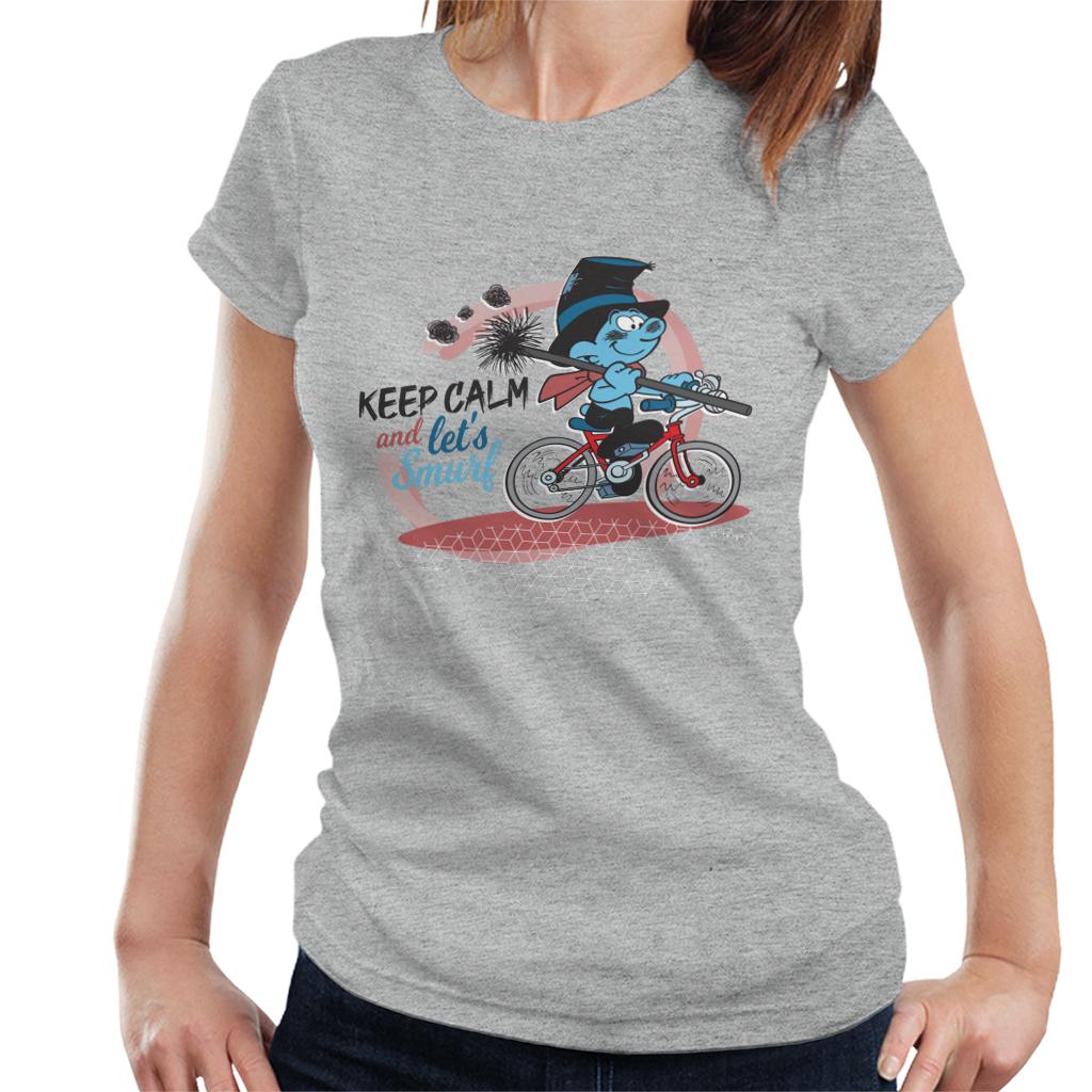 The Smurfs Sweepy Smurf And Let's Go Women's T-Shirt product image 1