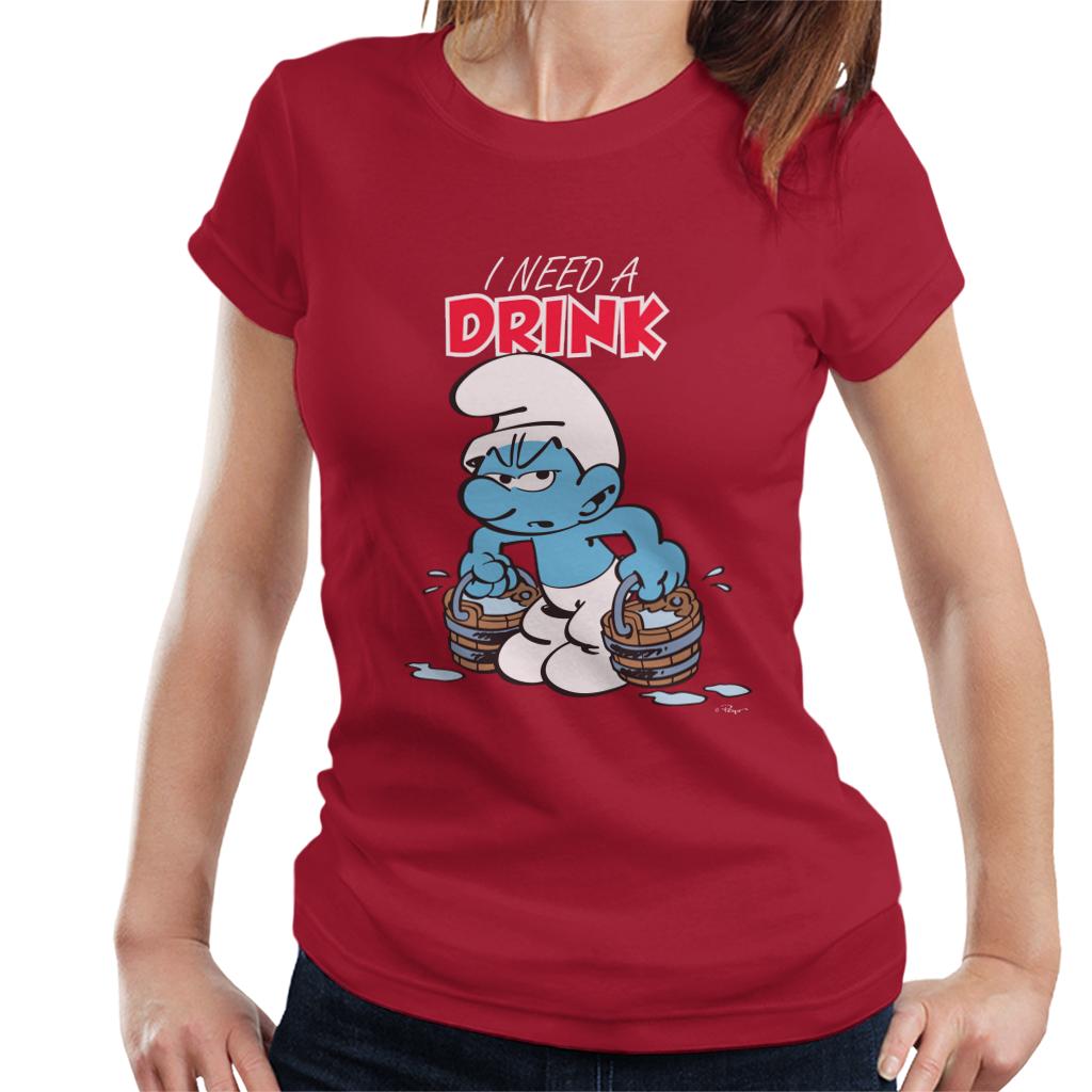 The Smurfs I Need A Drink Women's T-Shirt product image 6
