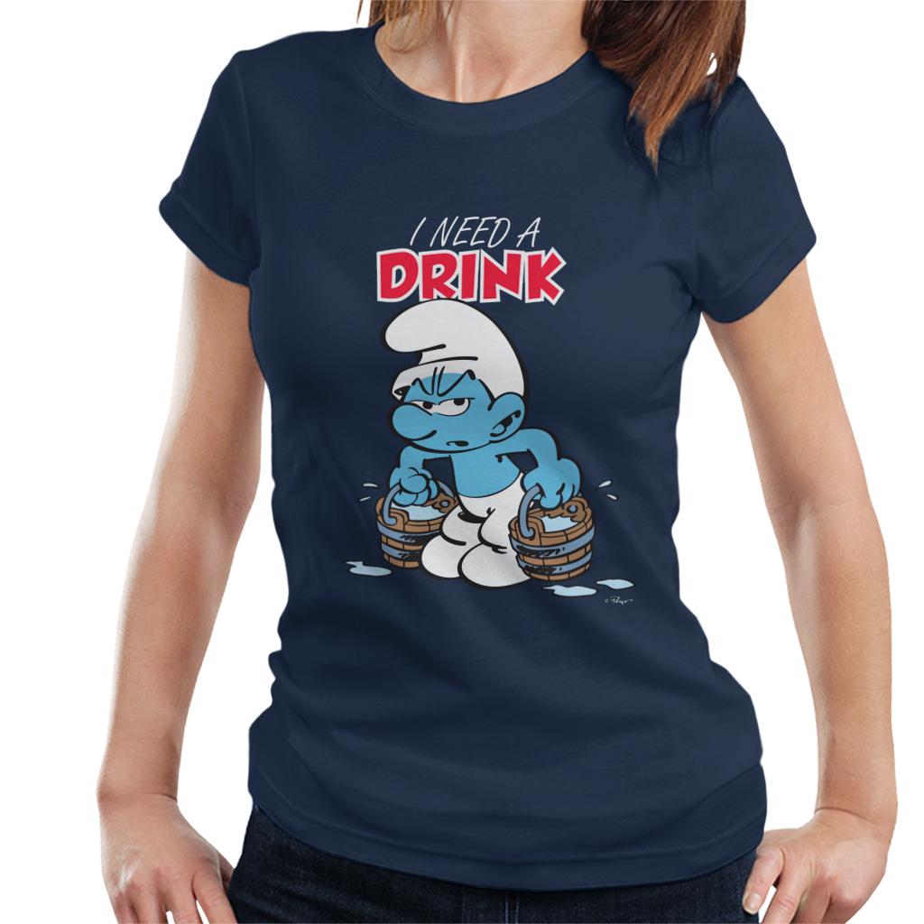 The Smurfs I Need A Drink Women's T-Shirt product image 4