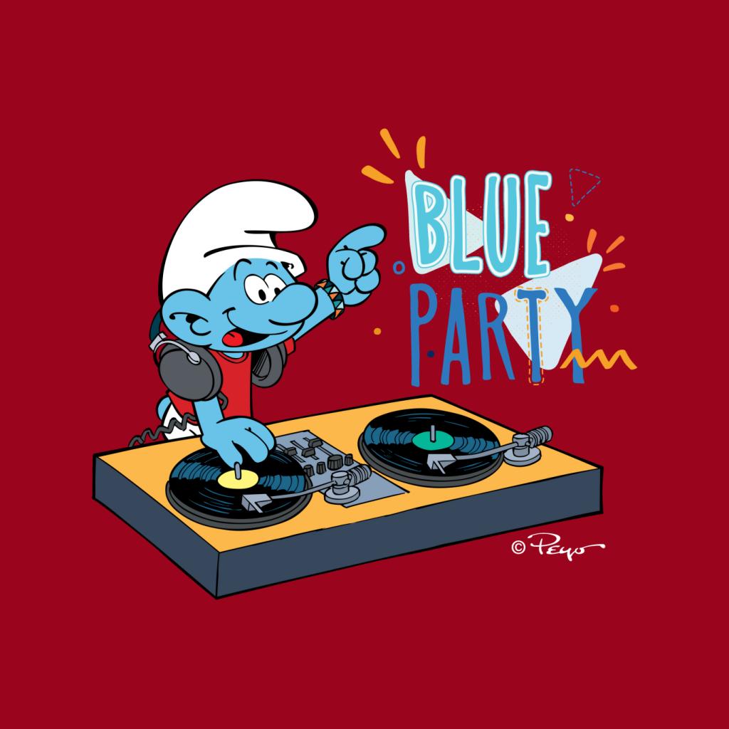 The Smurfs Blue Party Women's T-Shirt product image 5