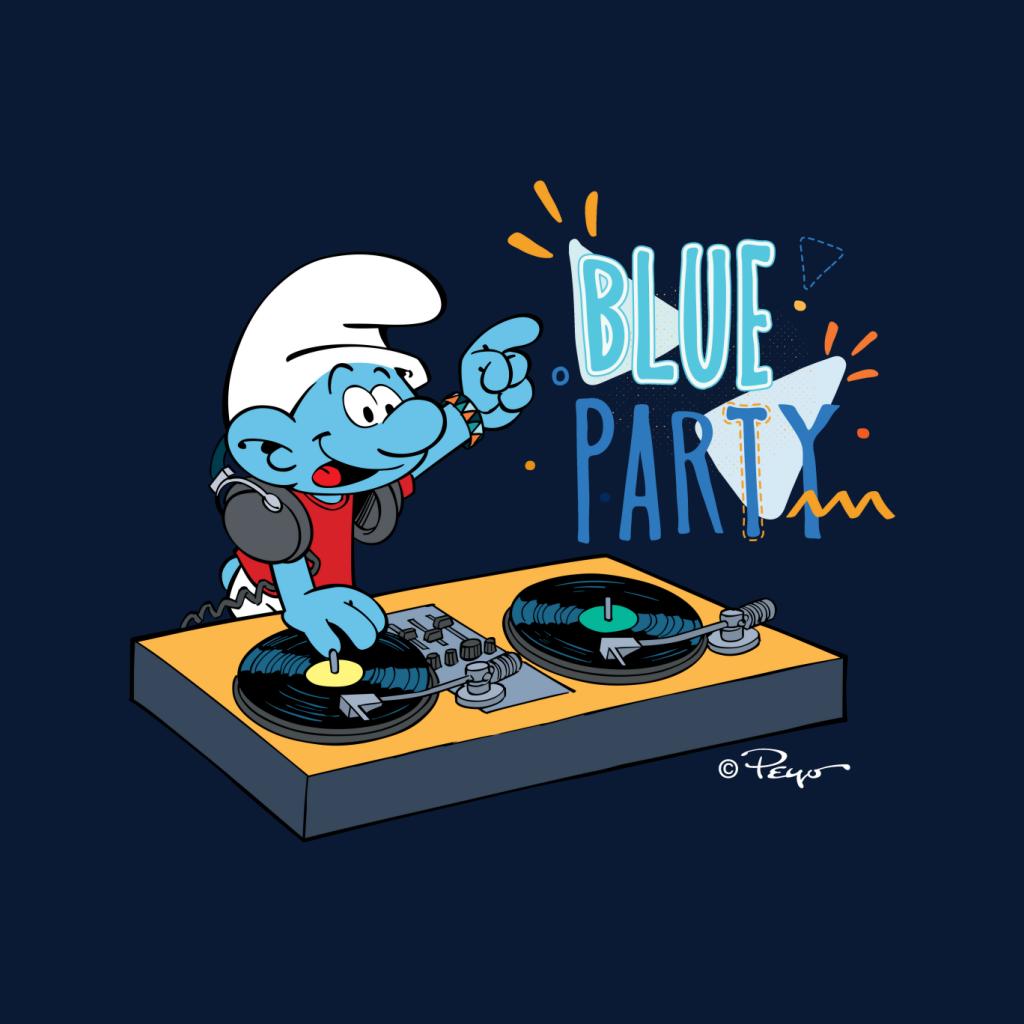 The Smurfs Blue Party Women's T-Shirt product image 2