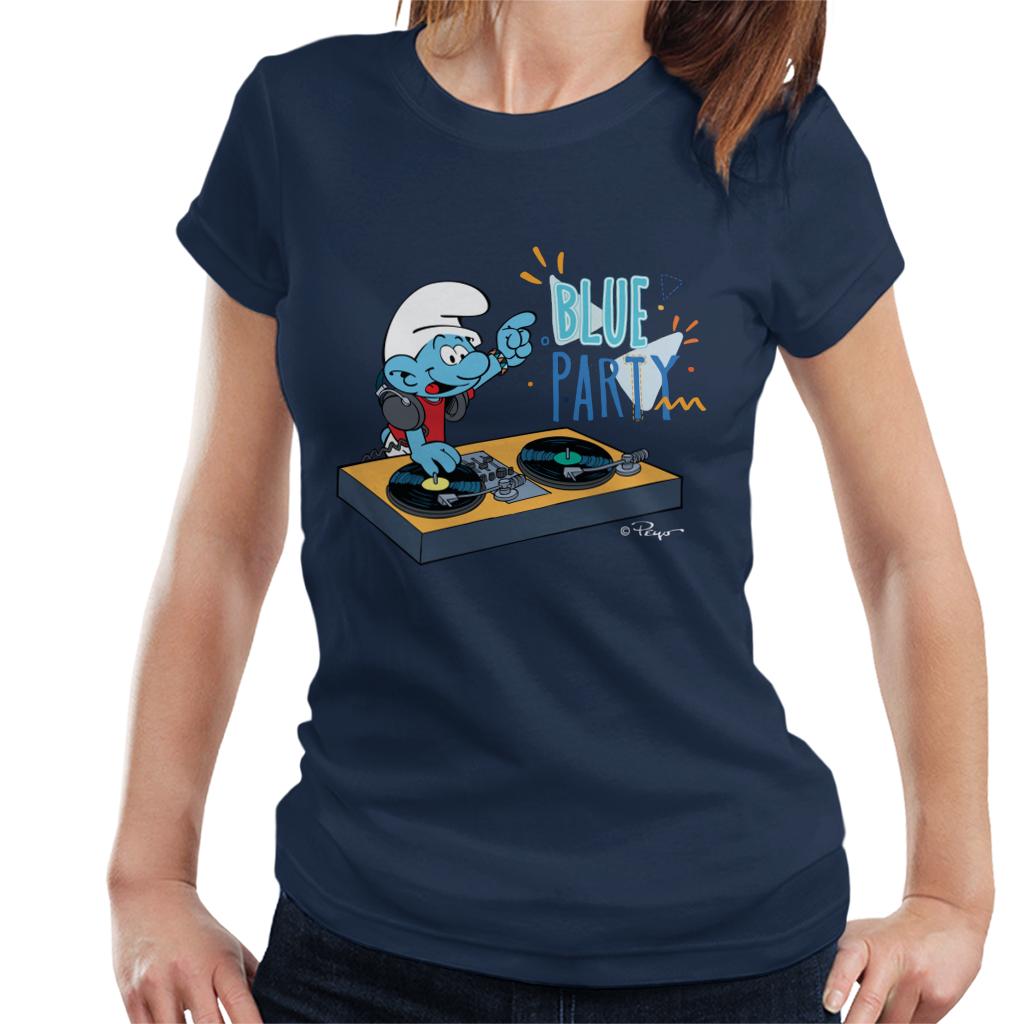 The Smurfs Blue Party Women's T-Shirt product image 1