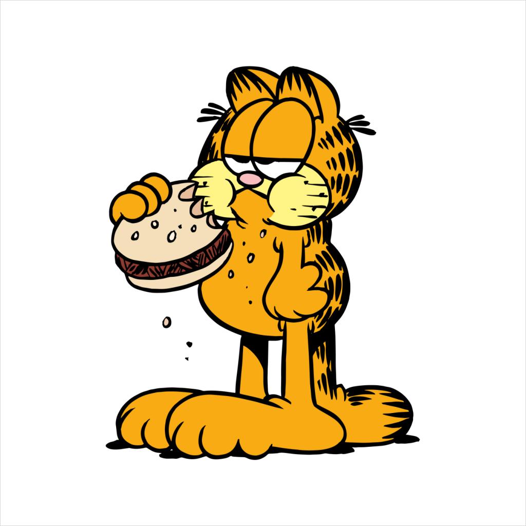 Garfield Eating Burger Women's T-Shirt product image 2