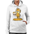 Garfield Eating Burger Women's Hooded Sweatshirt product image 1