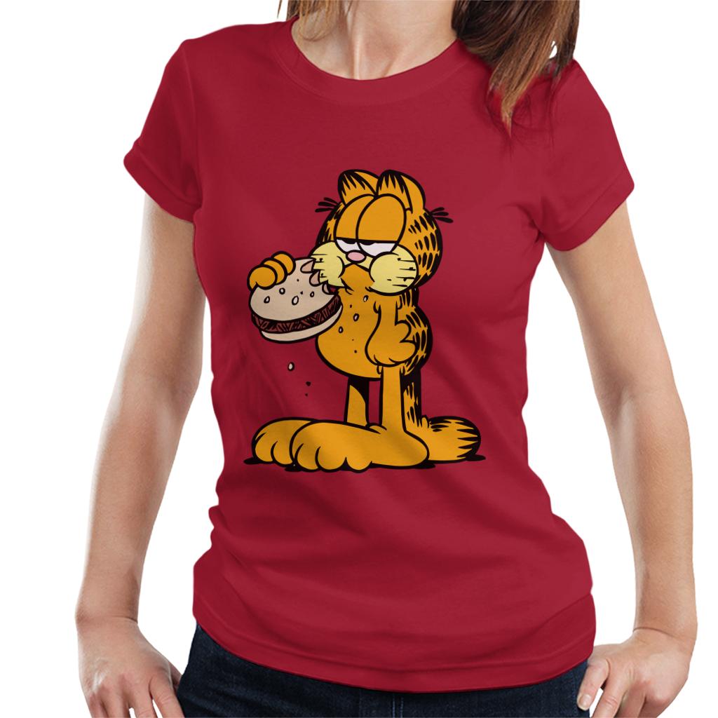 Garfield Eating Burger Women's T-Shirt product image 6