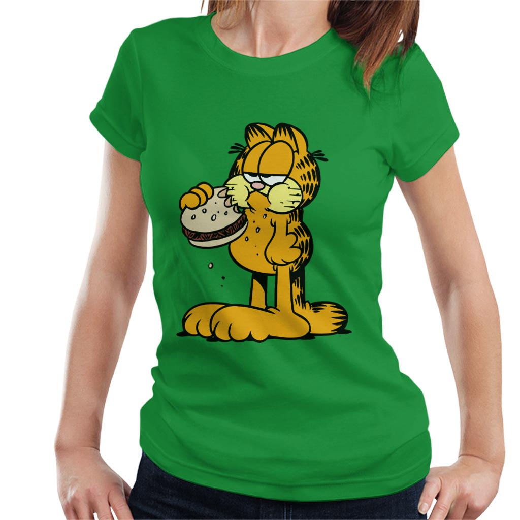 Garfield Eating Burger Women's T-Shirt product image 4