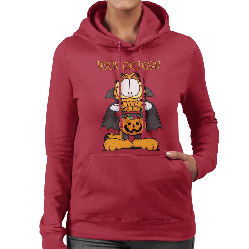 Garfield Halloween Trick Or Treat Women's Hooded Sweatshirt product image 6