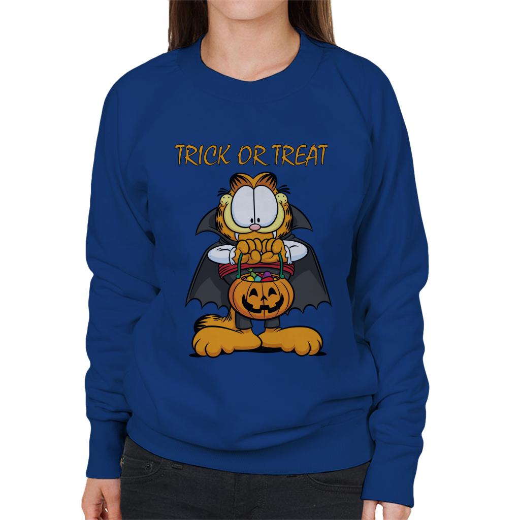 Garfield Halloween Trick Or Treat Women's Sweatshirt product image 4