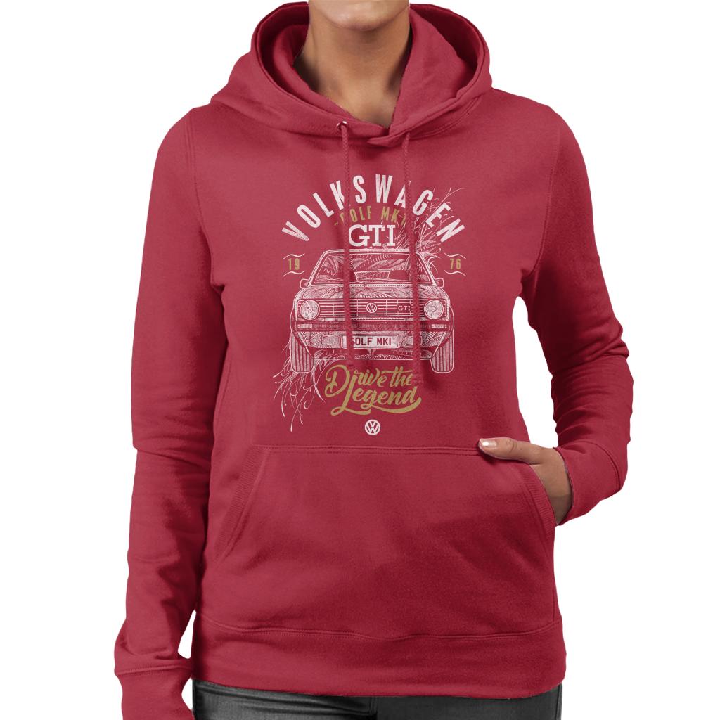 Volkswagen Golf MK1 GTI Drive The Legend Women's Hooded product image 6