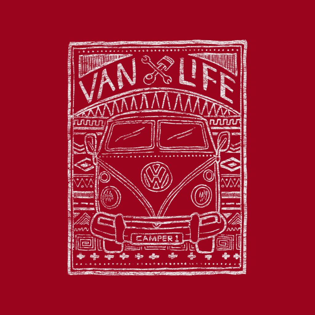 Volkswagen Aztec Camper Doodle Women's Sweatshirt product image 7