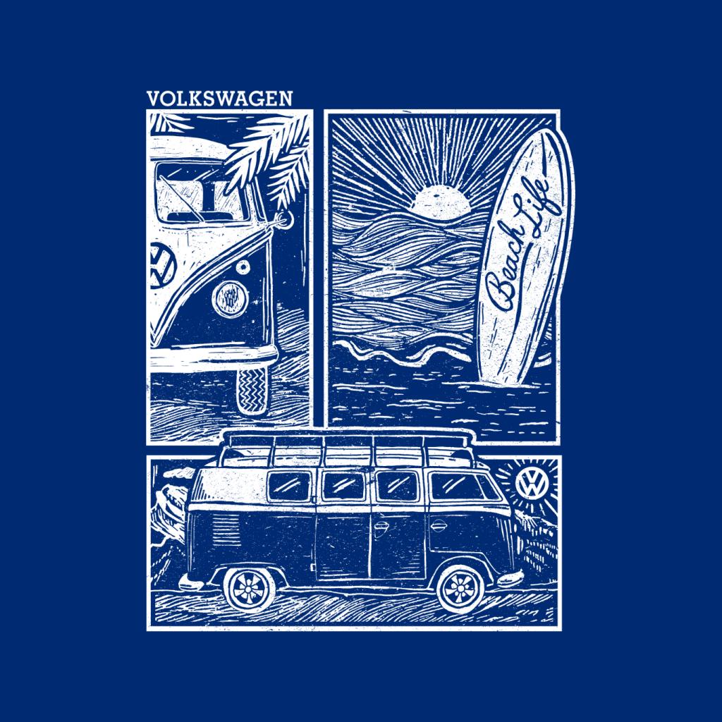Volkswagen Camper Beach Life Doodle Women's Sweatshirt product image 5