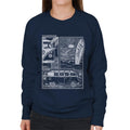 Volkswagen Camper Beach Life Doodle Women's Sweatshirt product image 1